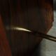 Art deco walnut desk