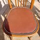 6 Baumann chairs in wood and imitation leather