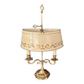 Lampe bouillotte en bronze de style louis xv vers 1850