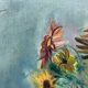 Tableau bouquet de fleurs vintage