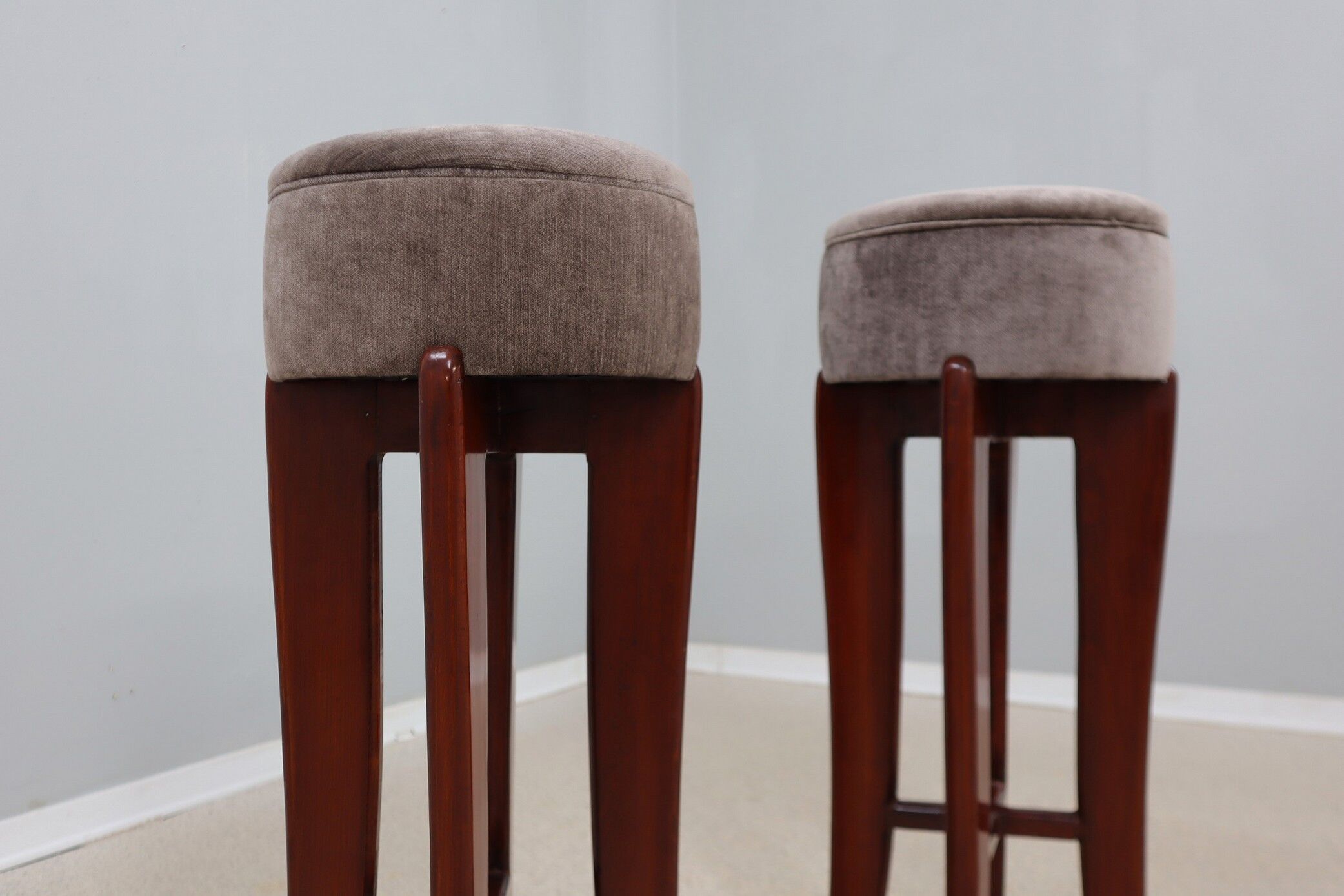 Mid century Melchiorre Bega high stools 1950