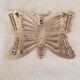 Vintage brass butterfly