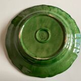 Glazed clay dish Biot verte XXL 1960