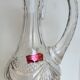 Carafe en cristal taillé