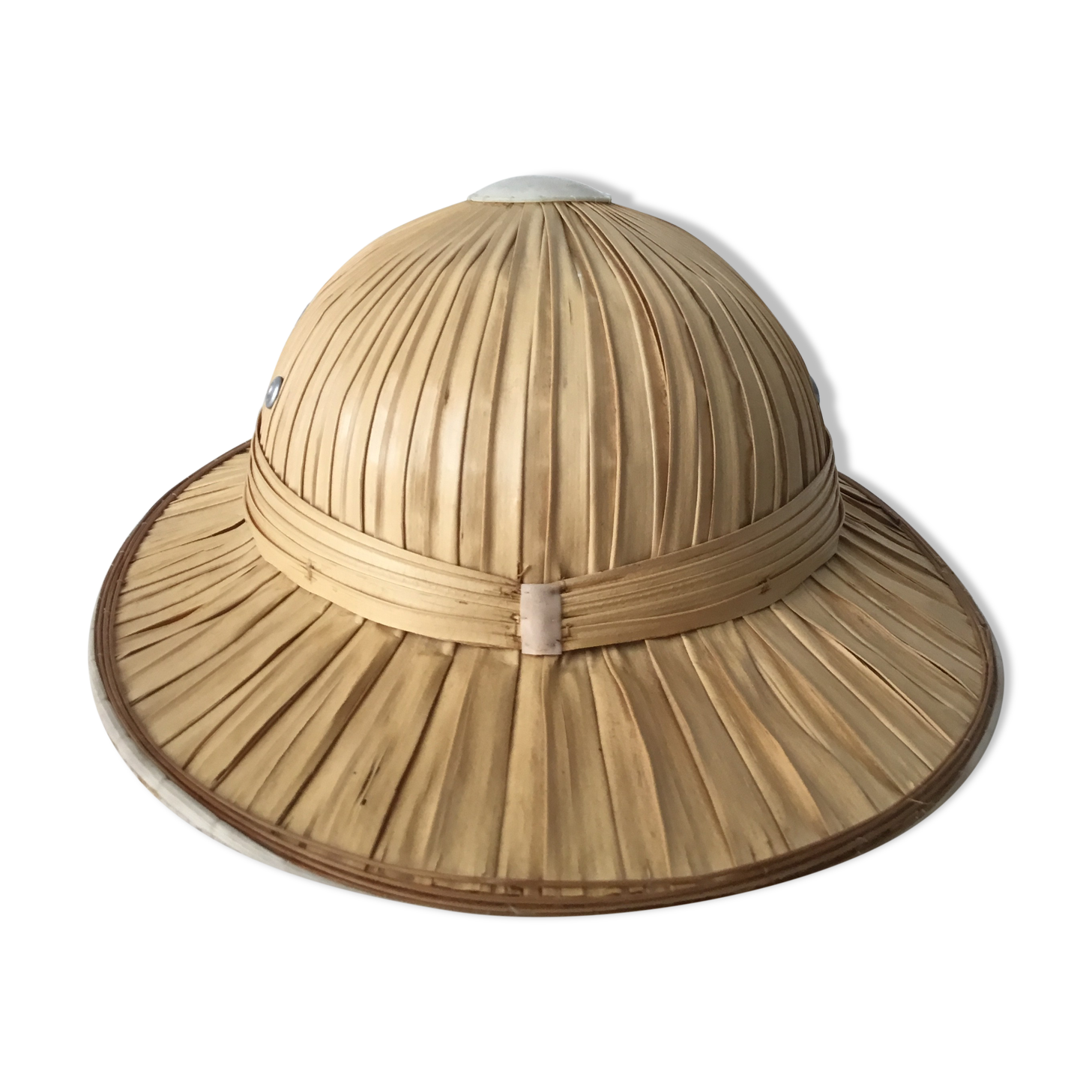 Colonial hat in braided straw