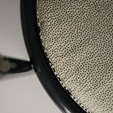 Set of 4 black 'Locus Solus' chairs by Gae Aulenti for Poltronova, 1960s