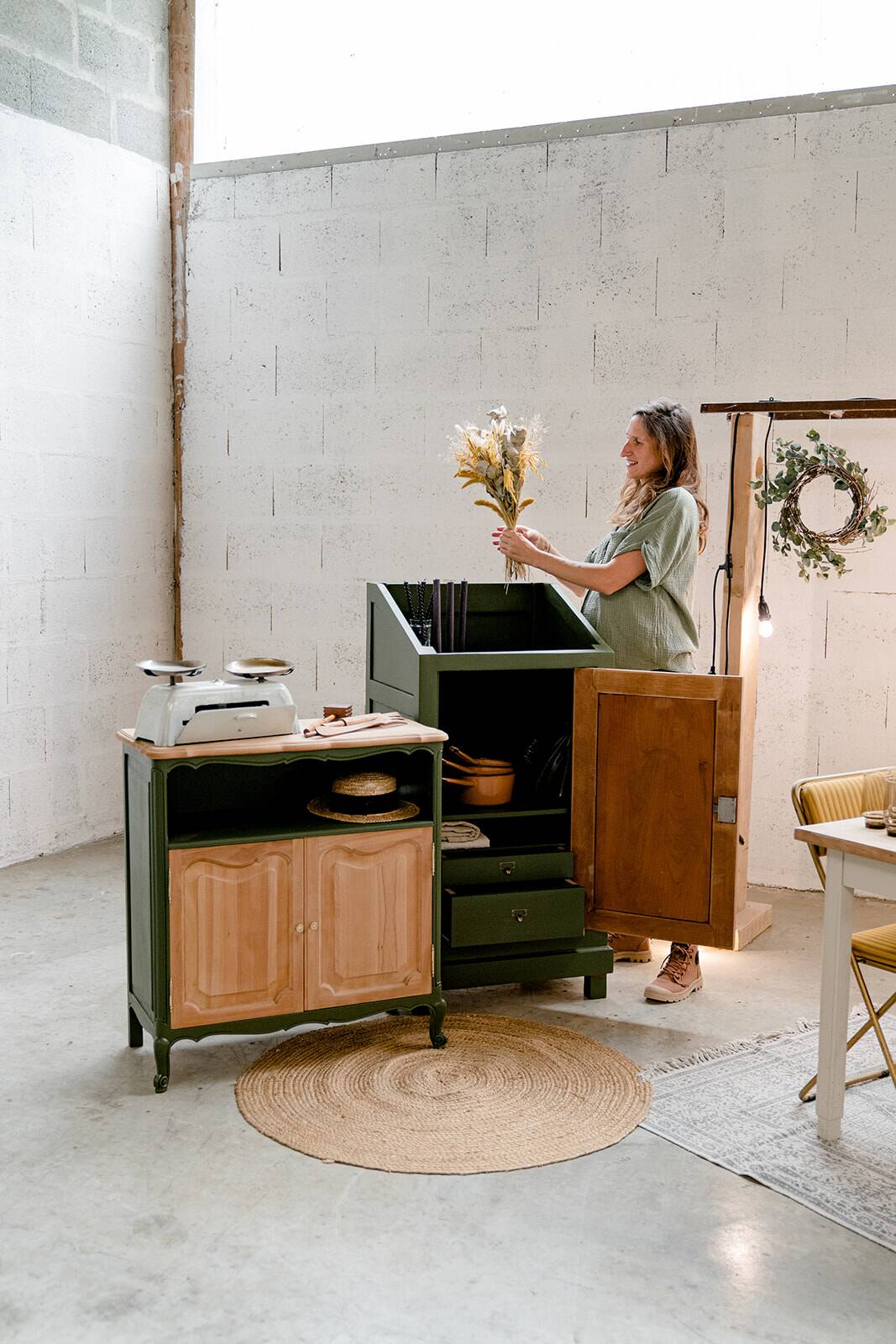 Low vintage sideboard