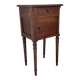 Table de chevet ancienne marbre et bois