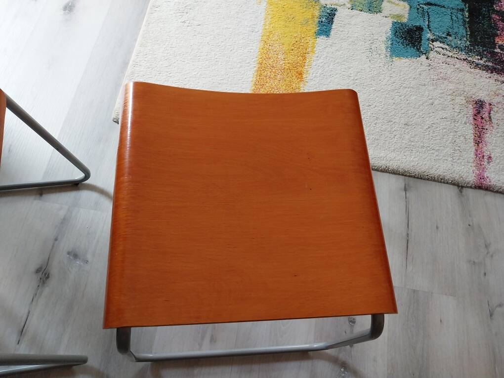 Duo vintage stools ikea kristian pallar design e. lilja lowenhielm