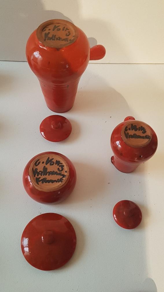 Charles Voltz ceramic coffee service 50/60s