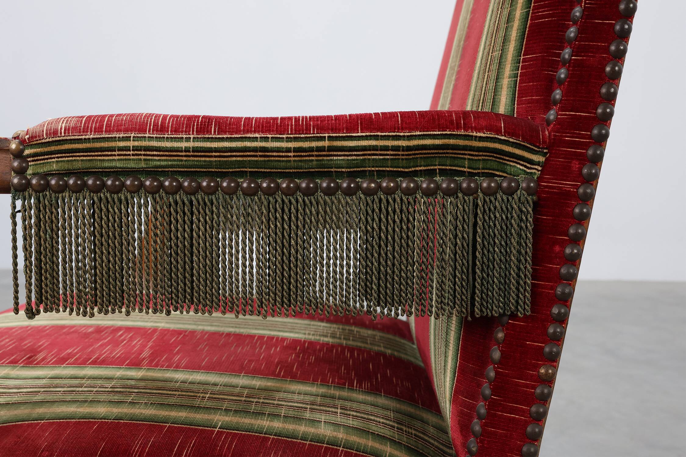 Fauteuil en chêne Louis XIV, France, 19e siècle
