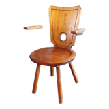 French work brutalist armchair