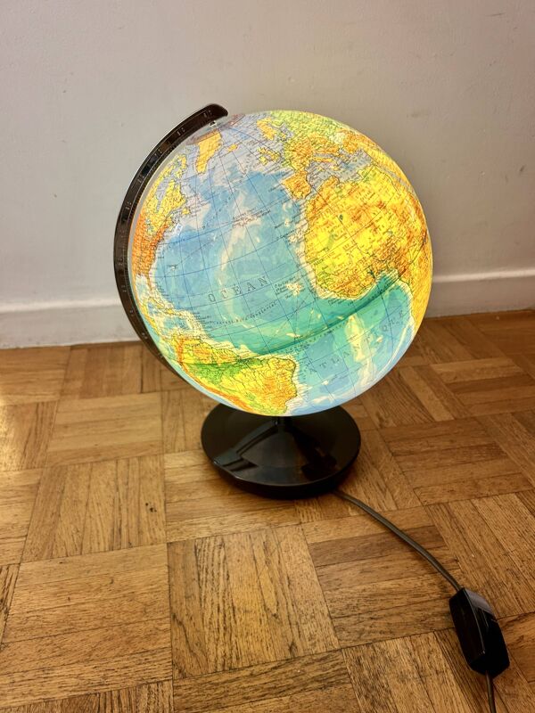 Globe terrestre Duplex années 50