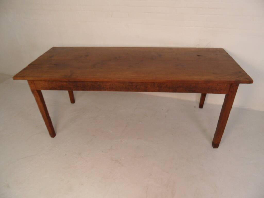 Antique oak French dining table