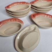 Set of 9 Vintage "Crayfish" Ceramic Bowls, "Charles Amand"