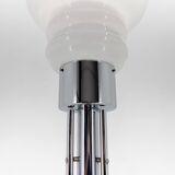 Mid-Century Chrome & Murano Glass Floor Lamp, Italy, 1970's