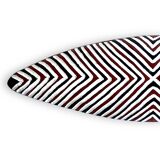 LARGE Zulu Shield 1 meter long Red & black - Tribal wall decoration