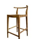 Retro wabisabi wood kitchen stool / bar stool (multiple)