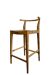 Tabouret de cuisine / tabouret de bar en bois wabisabi rétro (plusieurs)