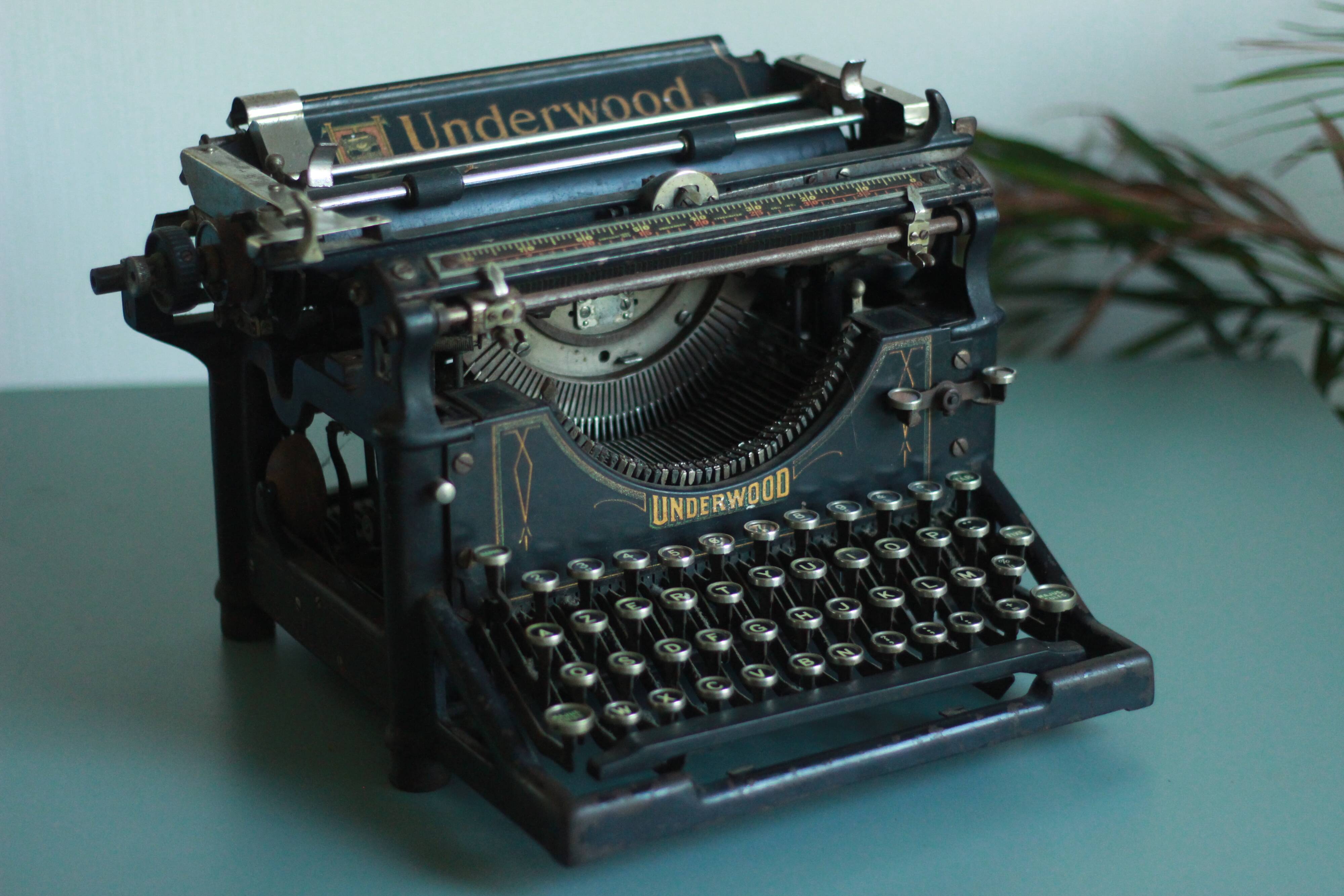 Underwood typewriter 1918