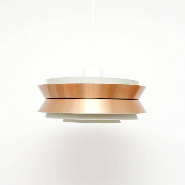 Copper Trava lamp, design by C. Thore, Sweden 1963