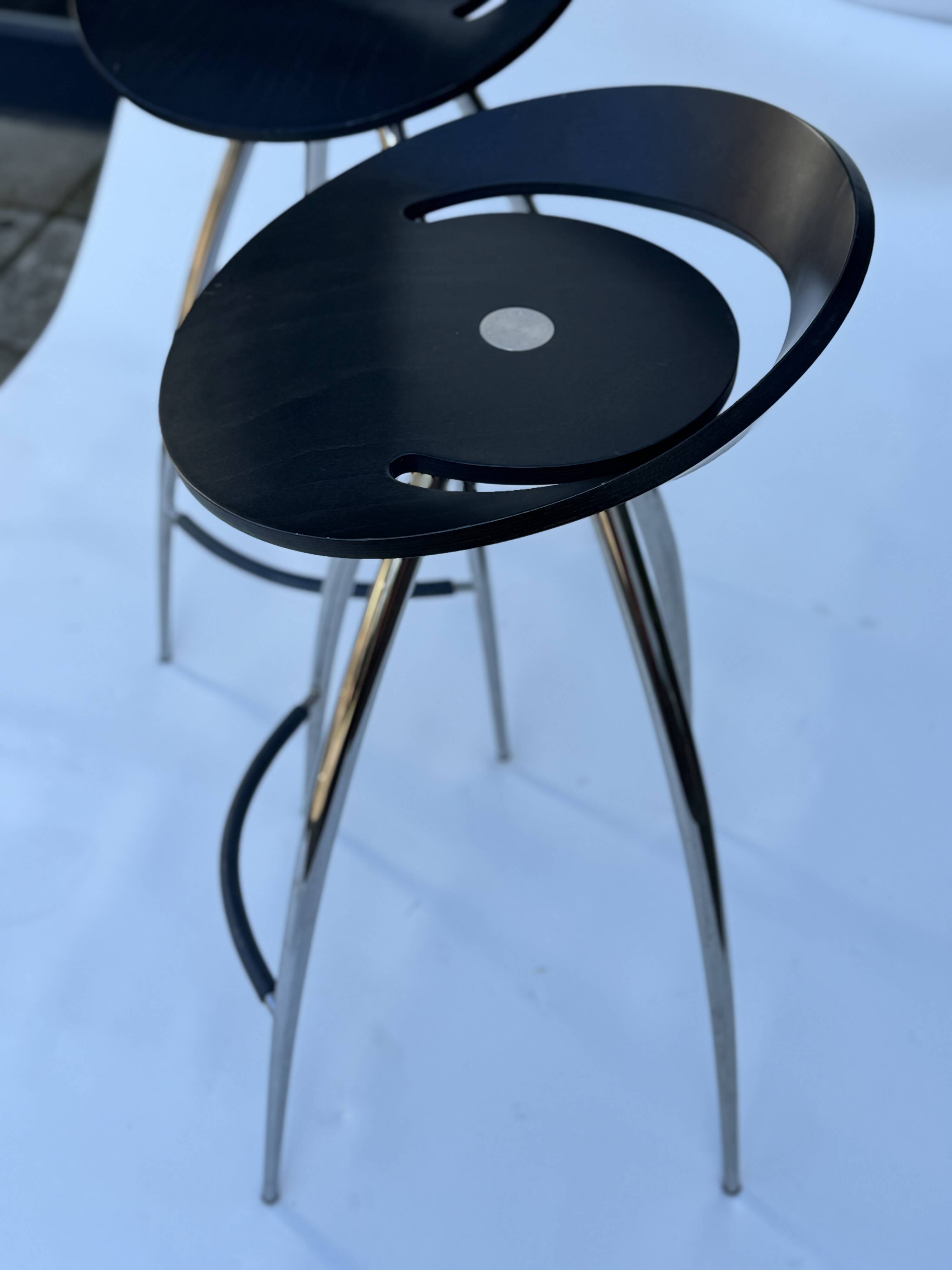 Pair of Sigurdur Thorsteinsson Lyra Barstools