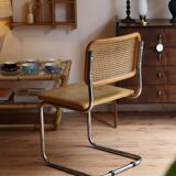 Chaise Cesca vintage, bois clair