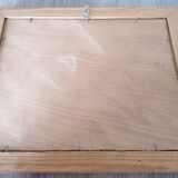 Painted painting on wood