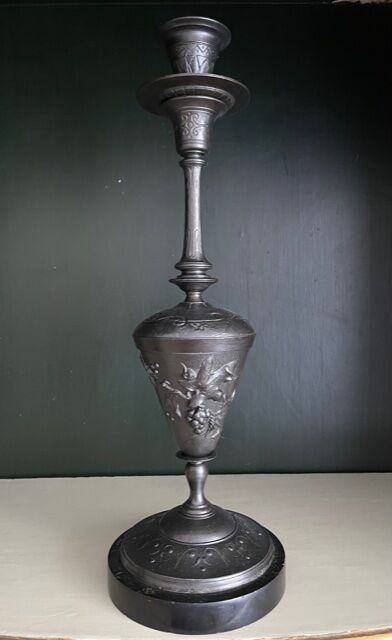 Cast iron candle holder Napoleon III