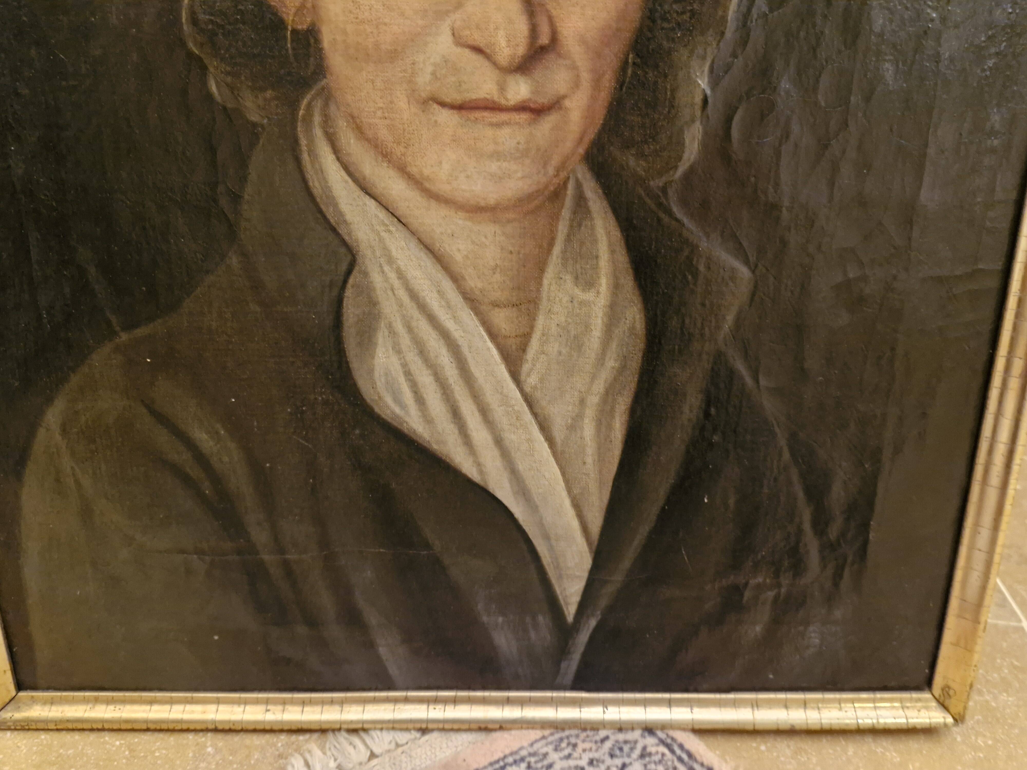 Portrait of a woman Period 18th century oil on canvas