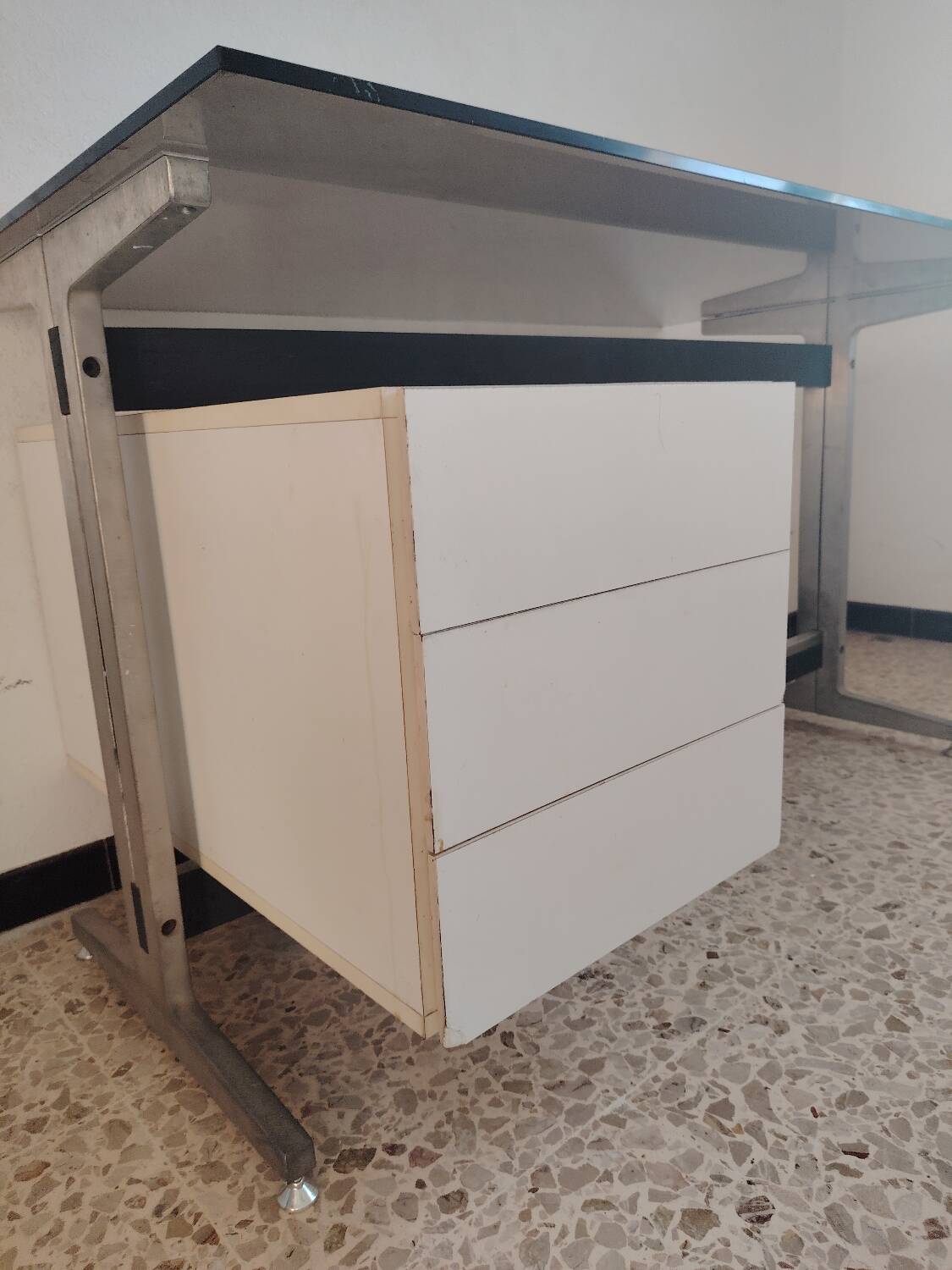 vintage desk Étienne Fermigier 1970s