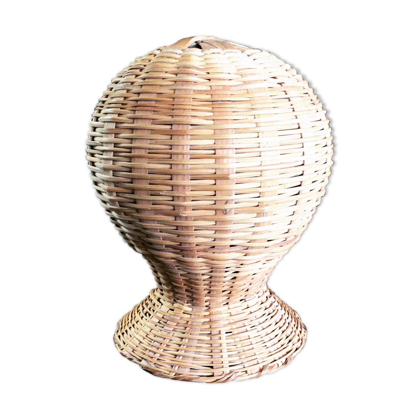 Marotte - wicker hat head