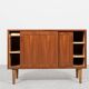 Petit buffet danois en teck par Hundevad années 1960 - 108 cm