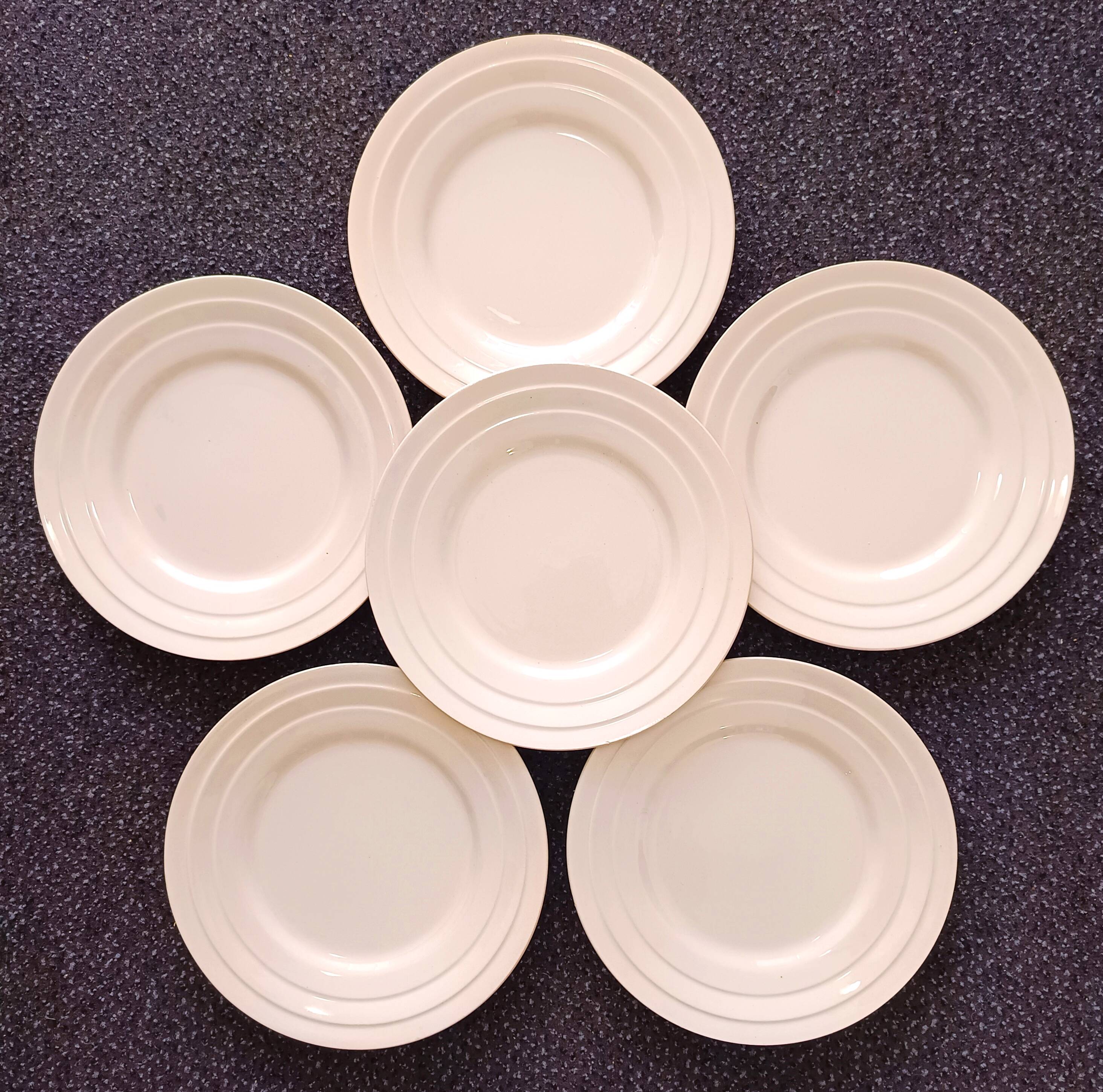 Antique Art Deco dessert plates