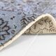 Turkish All-Over Floral Light Blue Vintage Runner Rug, 61x207Cm