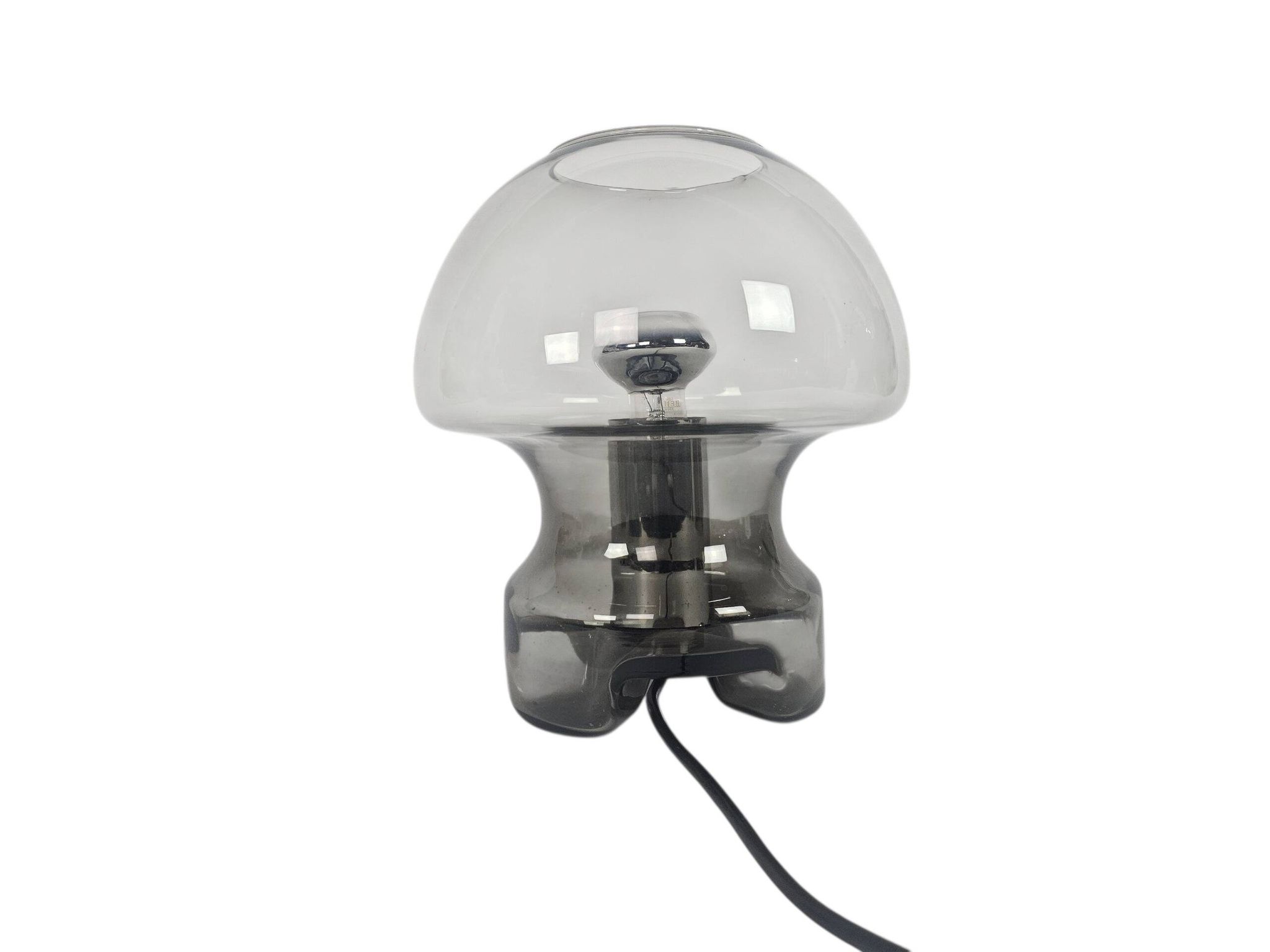 Süssmuth Leuchten - Mushroom Lamp - 'Smoked' glass - Germany - 1970's