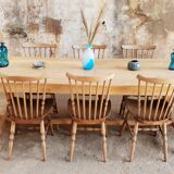 Table de ferme en orme