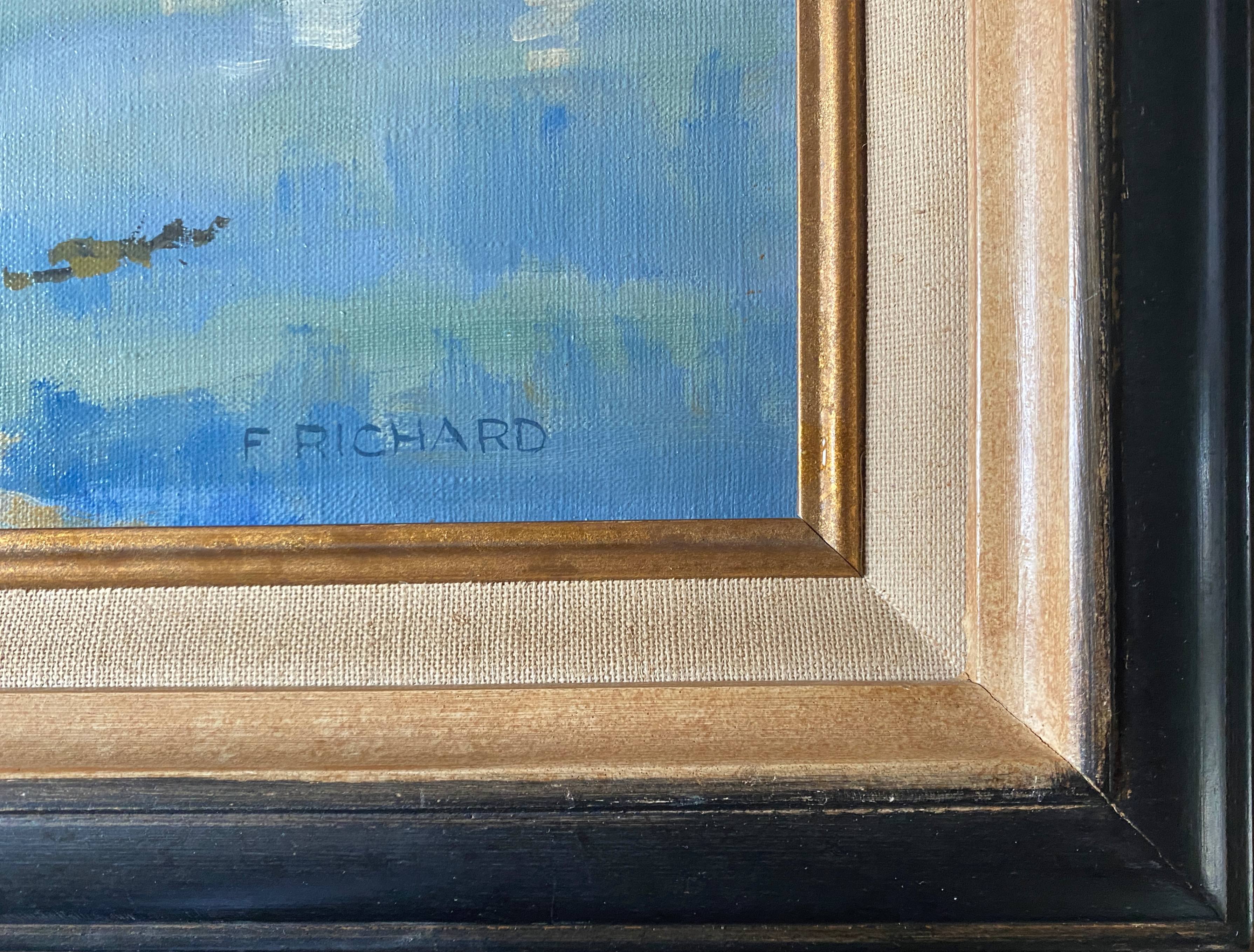 Painting oil on canvas by François Richard