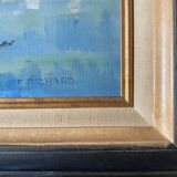 Painting oil on canvas by François Richard