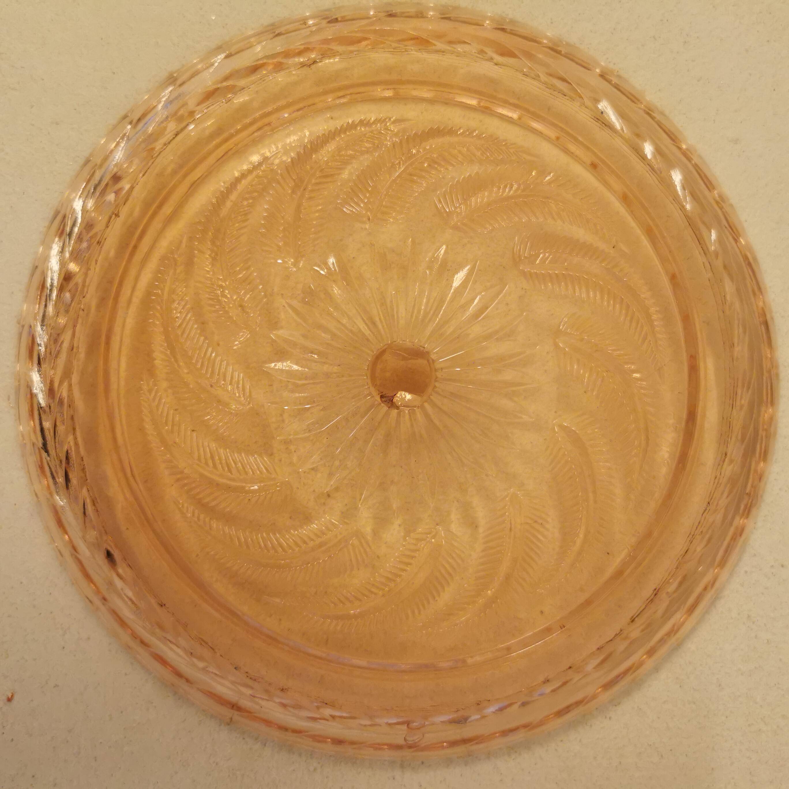 Petite cloche et plateau Vallerysthal
