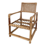 Child's rattan armchair