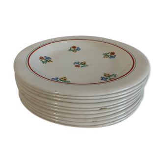 Lot 10 assiettes Gien