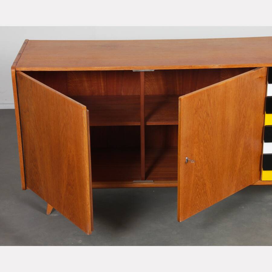 Oak sideboard by Jiri Jiroutek, model U-460, 1960