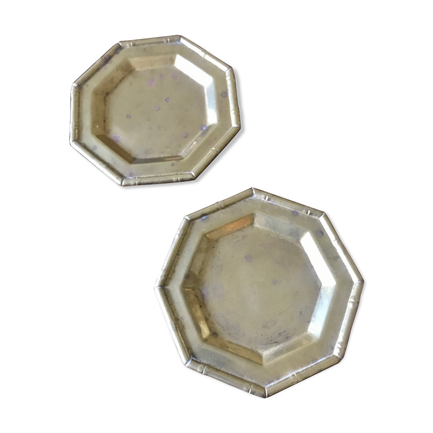 Pair of brass pockets