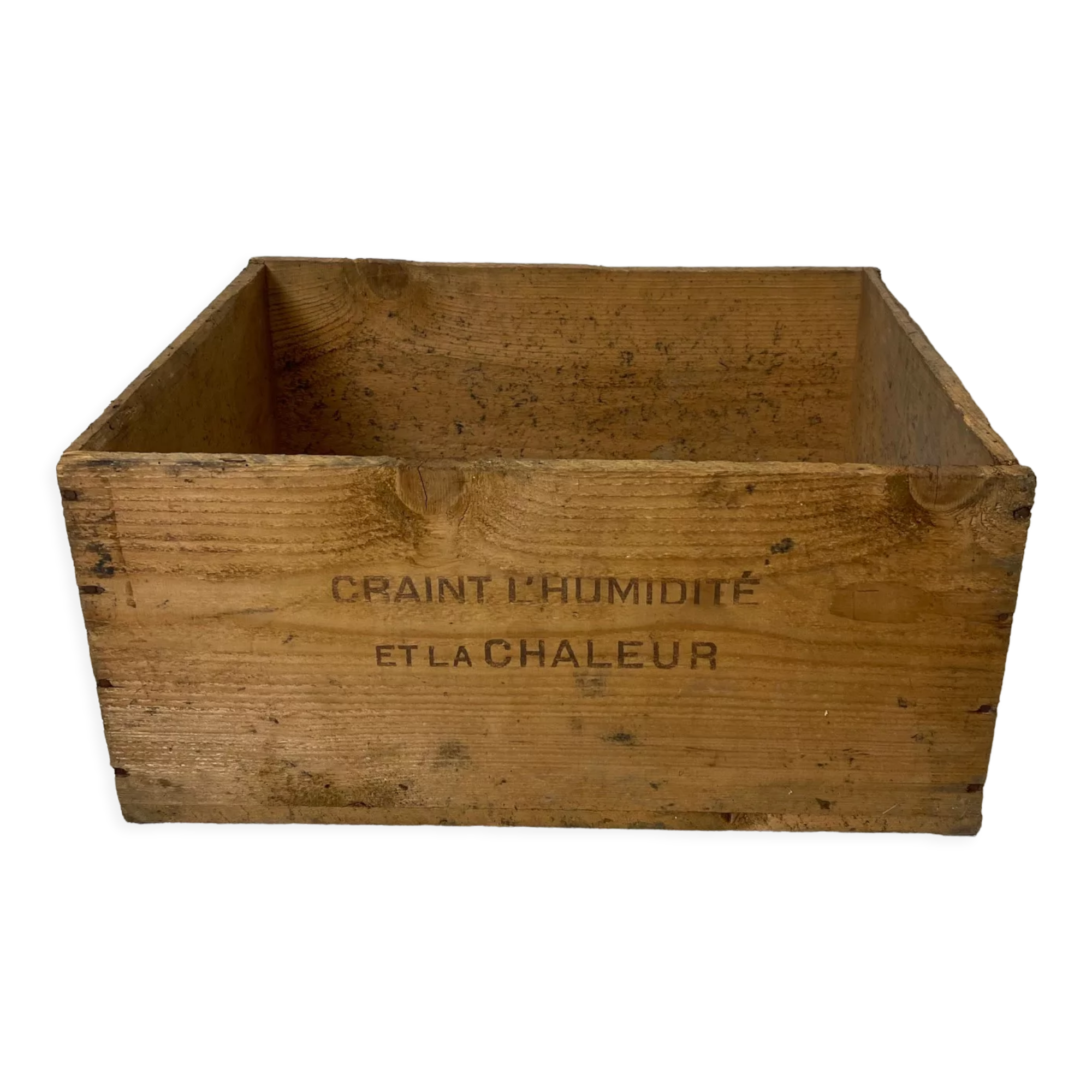 POPUP NOEL - WOODEN CRATE