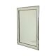 Vintage silver Deknudt mirror in Hollywood Regency style, 107 cm