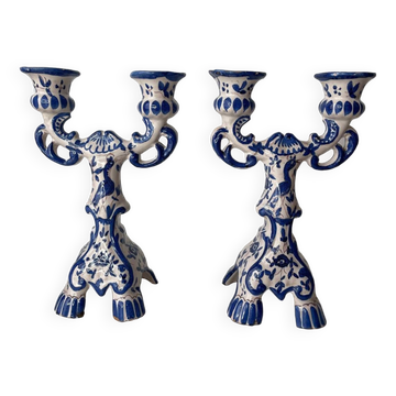 Ceramic candle holders