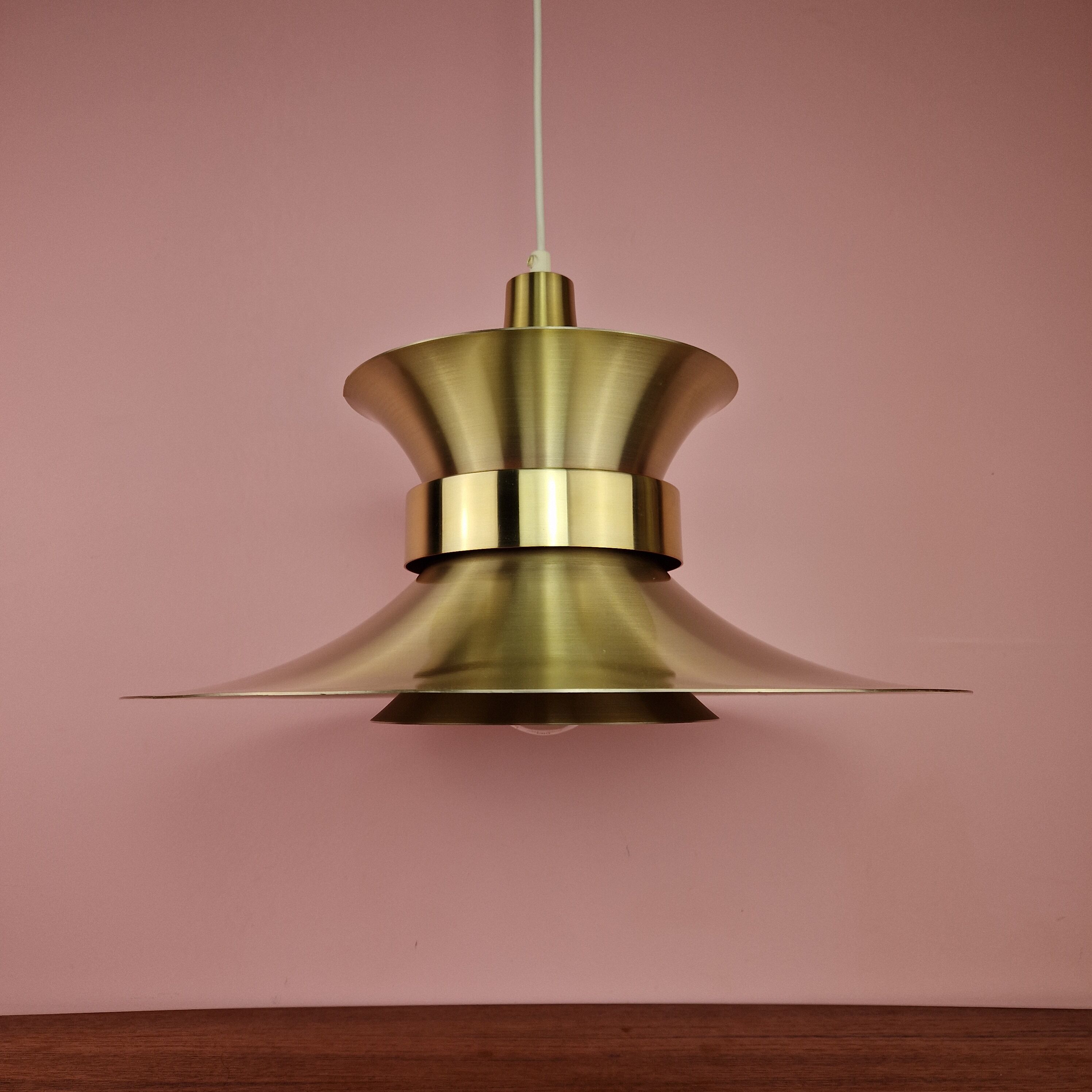 Danish Modern Pendant Lamp by Bent Nordsted for Lyskaer Belysning, 1970s