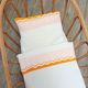 Vintage baby bedding set, sheet + pillowcase