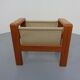 Danish Solid Teak Magazine Rack, 1960s